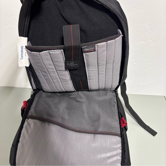 Samsonite Luggage Backpack Laptop TSA Friendly Carry On Black Tablet Pockets - Picture 9 of 16